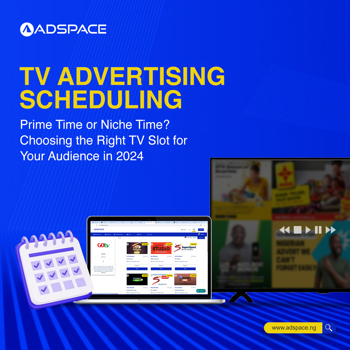 TV advertising scheduling