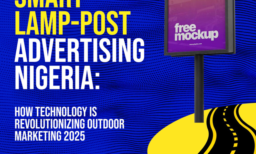 Smart lamp-post advertising